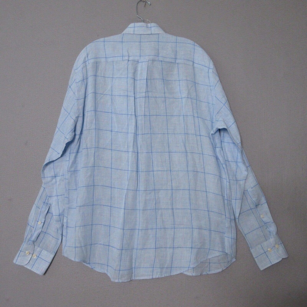 Peter Millar Crown Cool 100% Linen Button Up Shirt - Picture 8 of 11
